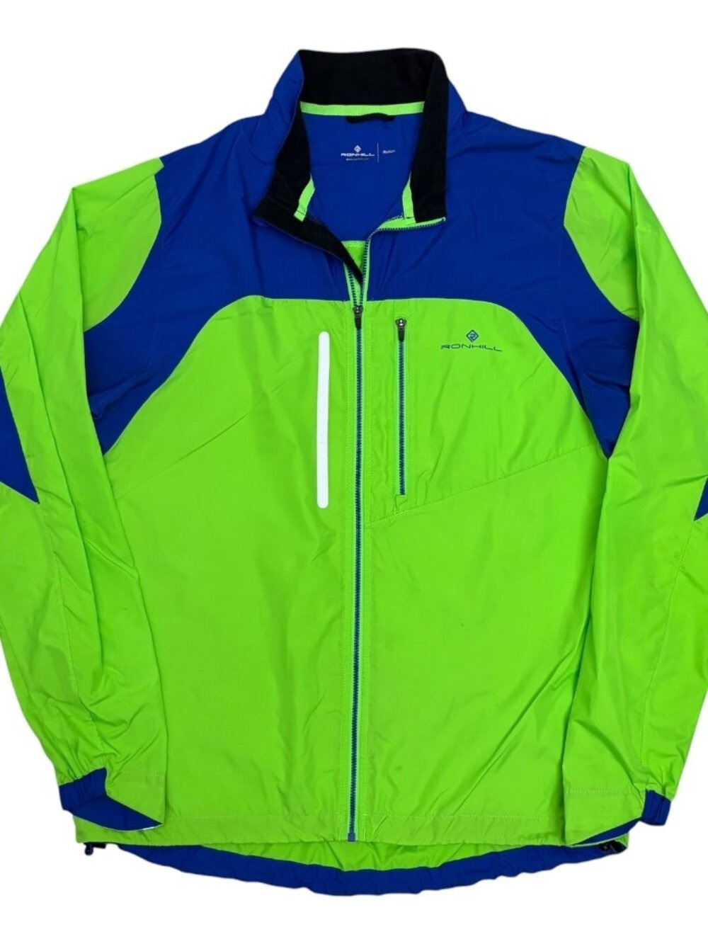 RON HILL Running Jacket Lightweight Windbreaker Activewear Coat Mens Medium